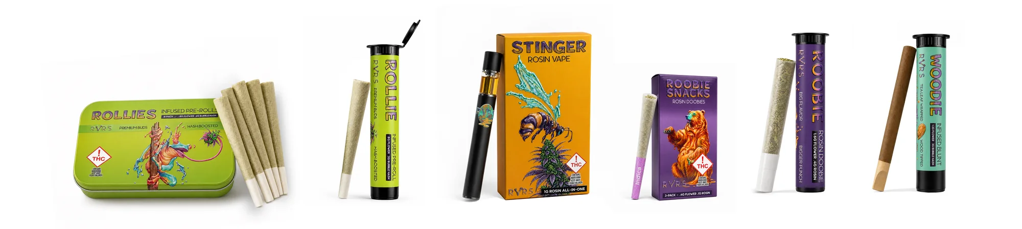 RVRS product family packaging lineup
